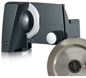 GRAEF SKS 10022 elektrický krájač s 2 kotúčmi, čierna