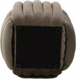 SI Bruni Velvet taburetka tmavá béžová