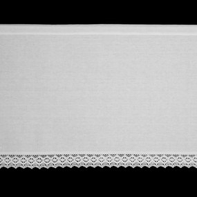 KRÁTKA ZÁCLONA NA PÁSKE CLARIE 150X60 CM BIELA
