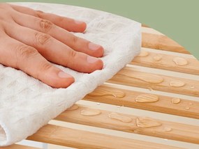 Bambusový koupelnový regál Koli hnědý