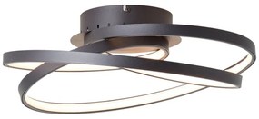 Brilliant - LED Stropné svietidlo LABYRINTH LED/40W/230V pr. 39,5 cm čierna