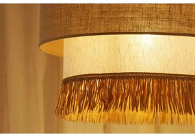 Brilagi - Luster na lanku WINNETOU BOHO 1xE27/15W/230V pr. 45 cm hnedá/krémová