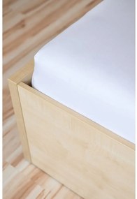 AMIDO-EXQUISIT Biela plachta na posteľ Jersey MultiStretch Rozmer: 200/220 x 200 cm MS_000