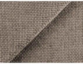 Béžová čalúnená dvojlôžková posteľ s úložným priestorom s roštom 160x200 cm Keoni – Makamii