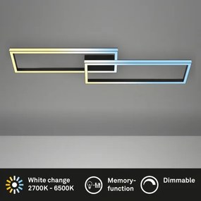 Briloner 3761015 - Stmievateľné LED stropné svietidlo LED/45W/230V 2700-6500K+DO čierne