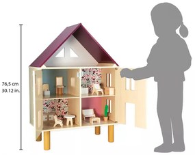 Drevený domček pre bábiky - Twist