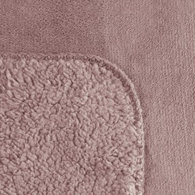 BUKLÉ DEKA TEDY 70X160 CM RUŽOVÁ