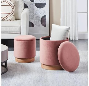 Eglo 424031 - SADA 2x Taburet MASHIKE pr. 30,5/37 cm ružová