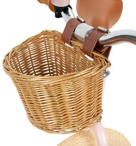 Balančný bicykel Kidwell Classy 12" s košíkom a zvončekom pre deti od 18 mesiacov