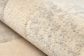 Koberec TEXTURA 488.17.LA101 Osta sivý / krémový