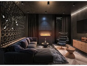 InFire - Vstavaný BIO krb 120x50 cm 3kW čierna