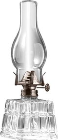 Brilagi - Petrolejová lampa MERLIN číra/zlatá/patina