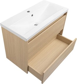 Comodo Kúpeľňová skrinka s keramickým umývadlom Arwood DL 80