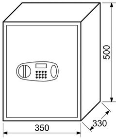 Elektronický sejf RICHTER RS50.LCD