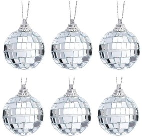 Plastové vianočné gule v súprave 6 ks ø 4 cm Mirror Ball Mini – Sass &amp; Belle