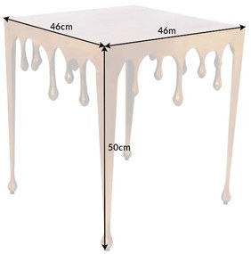 Dizajnový odkladací stolík Gwendolyn L 50 cm zlatý