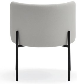 Svetlosivé kreslo Teulat Mogi