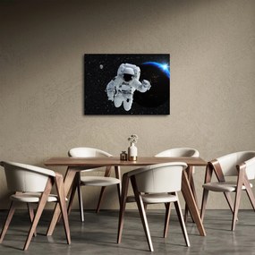 Obraz - Astronaut vo vesmíre (70x50 cm)