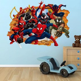 Veselá Stena Samolepka na stenu na stenu Spidermani