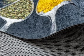 Protišmykový koberec / behúň ANDRE 42760 sivý / zelený