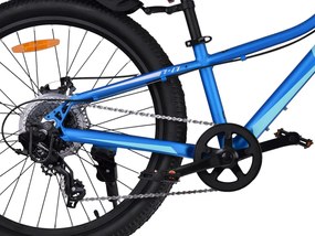 RoyalBaby Bicykel 24 palcov STUDENT BICYCLE 7–17 pre deti a mládež RB24-37 modrý