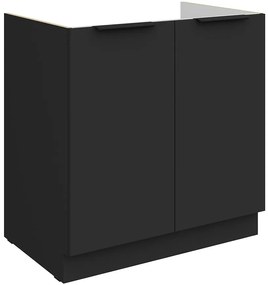 Kuchynská skrinka Aria-Bl/Bl Anti Fingerprint 80zl 2f Bb