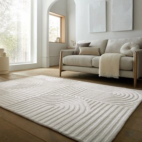 Slonovinový ručne tkaný vlnený koberec 160x230 cm Zen Garden – Flair Rugs