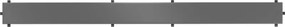 Mexen Flat M13 krytka žľabu 2v1, 60 cm, brúsený grafit, 1E19060