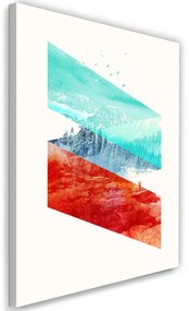 Gario Obraz na plátne Hory vo farbách - Robert Farkas Rozmery: 40 x 60 cm