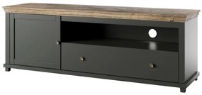 Komoda TV 1D 1S Evora 40 Dub Lefkas/Zelená