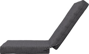 Outsunny Sada 2 vonkajších vankúšov na stoličku s operadlom, 8 cm polstrovanie, rozmer 112D x 51Š cm, tmavo šedá | Aosom