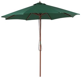 Záhradný slnečník 270 cm TRATORIA II (polyester) (zelená). Vlastná spoľahlivá doprava až k Vám domov. 1019449