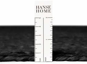 Koberec Hanse Home Jute Braided Rangpur čierny ovál
