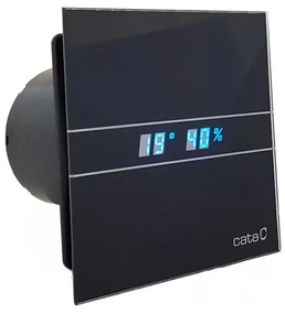 Cata Cata, E-120 GBTH kúpeľňový ventilátor axiálny s automatom, 6W/11W, potrubie 120 mm, čierna, 00901602