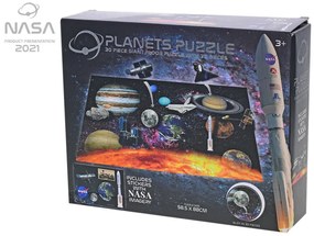 NASA puzzle planéty 88x58,5cm 30 dielov