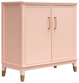 Ružová skrinka 86x85x41 cm Westerleigh – CosmoLiving by Cosmopolitan