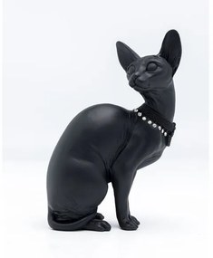 Cat Audrey dekorácia čierna 27 cm