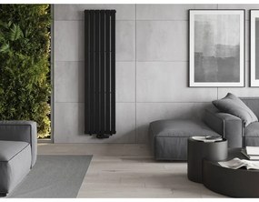 Mexen Boston, vykurovacie teleso 1800 x 452 mm, 888 W, čierna, W213-1800-452-00-70