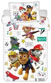 JERRY FABRICS Obliečky do postieľky Paw Patrol PP1071 baby Bavlna,  100/135, 40/60 cm