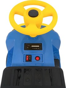Elektrické autíčko rušeň modré