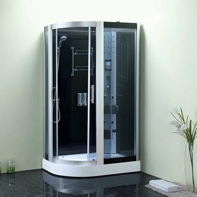 BPS-koupelny Hydromasážny box HYD-Michele 120 L, 120x85 ľavý bez sauny