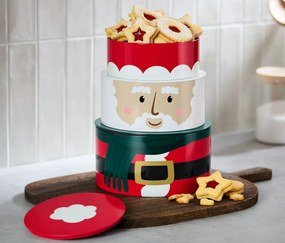 Dózy na keksy s vianočným motívom, 3 ks