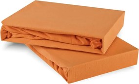 Plachta posteľná marhuľová jersey EMI, Detská plachta 80x160