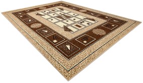 Koberec BCF Morad DETA geometrický, béžový