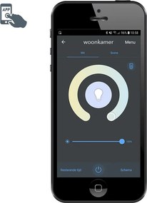 Sada 5 inteligentných LED žiaroviek E14 B35 4,5W 470 lm 2700K