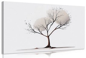 Obraz minimalistický strom bez lístia - 90x60
