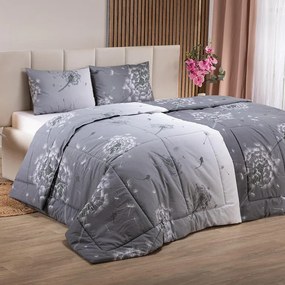 Letná sada periny a vankúša PÚPAVA šedá