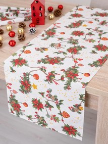 Vianočný behúň Cezmínové kúzlo - 40 × 180 cm