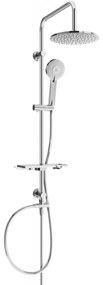 Mexen sprchový set T40 s hornou hlavicou 22 cm, chrómová, 798404093-00