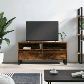 TV skrinka dymový dub 100x34,5x44,5 cm kompozitné drevo 831249